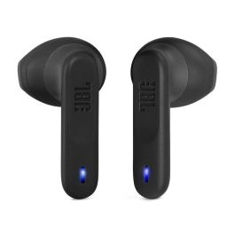 JBL Wave Flex TWS Auriculares Inalámbricos True Wireless, Sonido JBL Deep Bass, 32 Horas Batería, Resistentes Agua/Polvo, Negro
