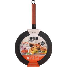 Quttin Sartén de Aluminio Forjado de 28 cm de Diámetro, 6 cm de Alto, 51 cm de Largo - Colección Doha (6 Unidades) Quttin Sartén de Aluminio Forjado de 28 cm de Diámetro, 6 cm de Alto, 51 cm de Largo - Colección Doha (6 Unidades)