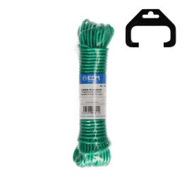 Edm Cuerda Tendedero Plástico Revestido PVC Verde 3.8 mm x 15 m para Exteriores, Interiores, Camping y Náutica Precio: 3.50000002. SKU: S7903537