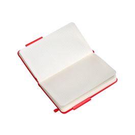 Cuaderno Con Gomilla Antartik Notes Tapa Dura A6 Hojas Cuadricula Rojo 100 Hojas 80 gr Fsc