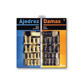 Fournier Ajedrez Damas Tablero Grande 41x40x4,6 cm