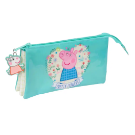 Portatodo Triple Peppa Pig Pretty flowers Amarillo Menta 22 x 12 x 3 cm Precio: 8.49999953. SKU: B12R3QM7VB