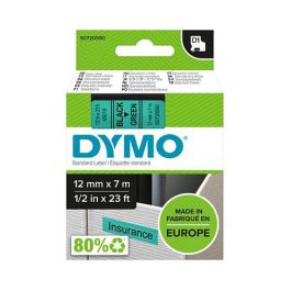 DYMO Cinta LM D1 12mmx7m Negro/verde