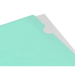 Liderpapel Dossier Uñero Polipropileno DIN A4 Verde Manzana Opaco Capacidad 20 Hojas