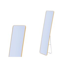 Giftdecor Espejo Rectangular de Vidrio con Soporte, Color Oro, 36x146x1.7 cm Precio: 19.49999942. SKU: B1HYS389LF