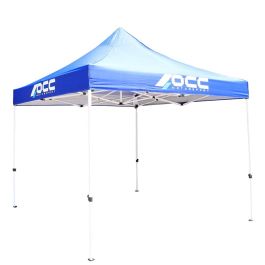 Carpa Racing 3x3M Acero Inox Azul 40 mm 420 Oxford OCCCARP01