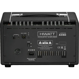 HIWATT Leeds AC 60 Amplificador Acústico Combo 60W 2 Canales Chorus Reverb Transistores