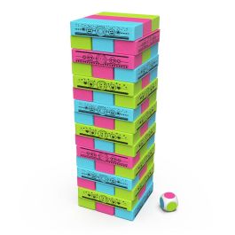 Spin Master SPI6066778 Gabby y la Casa Mágica - Torre Jenga: Juego de Habilidad y Equilibrio para 2 o Más Jugadores