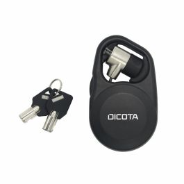 DICOTA Security Cable T-Lock Retráctil con Llave para Ranura 3x7mm