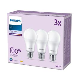 Philips PHI8719514451339 Bombilla LED A67 E27 Luz Blanca Fría No Regulable Equivalente 100W (Pack 3) Philips PHI8719514451339 Bombilla LED A67 E27 Luz Blanca Fría No Regulable Equivalente 100W (Pack 3)