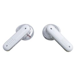 JBL Tune Flex True Wireless Auriculares Intrauditivos con Cancelación Activa de Ruido (ANC), Bluetooth 5.2, IPX4, Blanco Fantasma