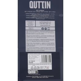 Set de 3 piezas Cuchillo Chef Multiusos y Pelador Nero - Quttin (12 Cajas) Set de 3 piezas Cuchillo Chef Multiusos y Pelador Nero - Quttin (12 Cajas)