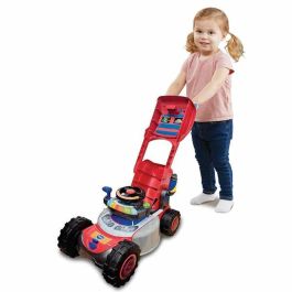 Triciclo Infantil de Plástico 2 en 1 Convertible en Tractor y Cortacésped Rojo para Niños de 12 a 36 Meses con Sonidos y Luces