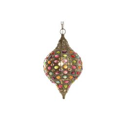 DKD Home Decor Lampara Techo Arabe Dorado Multicolor 24 x 42 x 24 cm Precio: 32.49999984. SKU: B1FJNARS5V