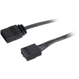 Sharkoon Shark Blades PWM Ventilador 12cm para Carcasa PC, Iluminación RGB Personalizable, 1400 RPM, Funcionamiento Suave y Silencioso