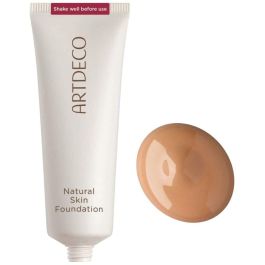ARTDECO Base de Maquillaje Natural Skin Foundation, Acabado Mate y Natural, Hidratante para Todo Tipo de Pieles, Tono Neutral/Natural Tan 25 ml