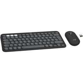 Logitech 920-012208 PEBBLE 2 COMBO FOR MAC TONAL - Teclado y Ratón Inalámbrico Bluetooth QWERTZ Grafito para Mac