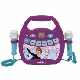 Lexibook Reproductor de Karaoke Infantil La Reina de las Nieves Portátil Bluetooth 2 Micrófonos Efectos de Luz Grabación de Voz Batería Recargable Precio: 80.98999964. SKU: S2416612
