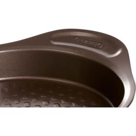 Pyrex Molde Tarta Hondo Acero Asimetria 26 cm Antiadherente, Apto Horno hasta 250°C y Lavavajillas