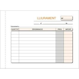 Talonario Catalan Entregas 8º Apdo Tripli Loan (Set de 5) Precio: 9.5000004. SKU: B18KFLBV63