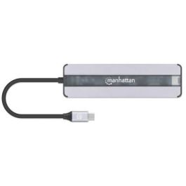 MANHATTAN 7-in-1 Dockingstation HDMI RJ45 2xUSB-A SD/MicroSD