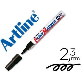 Rotulador Artline Marcador Permanente Ek-400 Xf Negro -Punta Redonda 2.3 mm -Metal Caucho Y Plastico 12 unidades Precio: 51.425000084699995. SKU: B13JHHTYVC