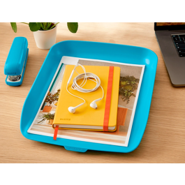 Leitz Bandeja Sobremesa Plástico Azul 268x126x358 mm