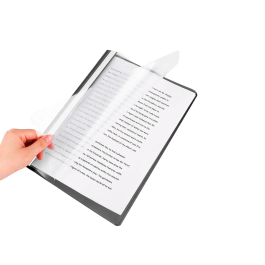 Q-connect Carpeta Dossier Fastener Plástico PVC DIN A4 Negra