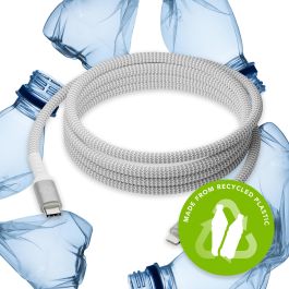 dbramante 1928 CB25CLGR7121 Cable USB-C a Lightning 2.5m Blanco