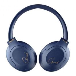 NGS ARTICAGREEDBLUE Auriculares Inalámbricos Bluetooth 5.1 con Micrófono Diadema Plegable Azules Hasta 12h Batería