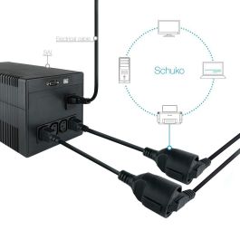 Adaptador Alimentación Nanocable 10.22.0901/ C14 Macho - CEE7 Hembra/ 25cm/ Negro Adaptador Alimentación Nanocable 10.22.0901/ C14 Macho - CEE7 Hembra/ 25cm/ Negro