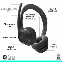 Auriculares Inalámbricos Logitech Negro
