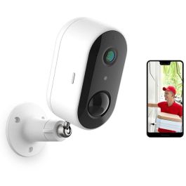 Arenti Cámara de Vigilancia GO1T WiFi Inalámbrica Exterior/Interior - Blanco