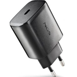 NGS BUD45W-C Cargador de Pared GaN Ultrarrápido 45W con 1xUSB Tipo-C y Cable USB-C a USB-C 1.5m PD3.0