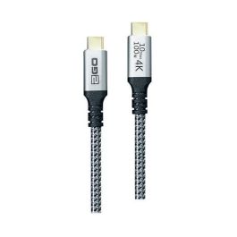 2GO Cable USB-C a USB-C 100W 10Gbps 2m, Nylon, Carga Rápida, Plata, Ref. 797513 Precio: 35.50000003. SKU: B12M7T5MTR