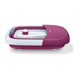 Beurer FB-30 Hidromasaje de Pies con Masaje Vibratorio, Burbujas, Regulación de Temperatura y Luz Infrarroja, Plegable