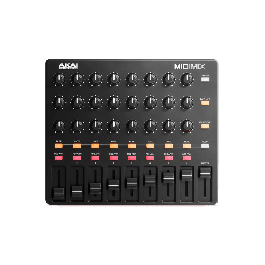 AKAIPRO Midi Mix, Controlador DAW USB con 8 faders, 24 knobs y Ableton Live Lite incluido, ideal para grabacion y mezcla