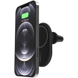 Belkin WIC004BTBK Soporte Magnético Coche con Cargador Inalámbrico 10W para iPhone 12/13, USB PD 20W, Negro Precio: 79.49999959. SKU: B17L4H2D2P