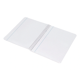 Liderpapel Cuaderno Espiral Cuarto Tapa Blanda 80 Hojas Cuadro 6mm 60gr Colores Surtidos