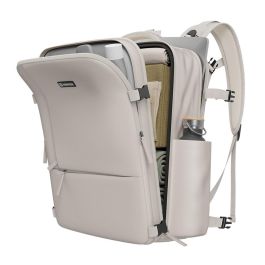 Numada Mochila Explorer Backpack B40 Beige 20L, 40x25x20cm, 13 Compartimentos, Puerto USB, Impermeable