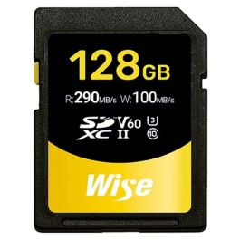 Wise SDXC UHS-II V60 128GB R:290MBs / W:100MBs WI-SD-S128 Precio: 53.2763. SKU: B1G4EKRFX8