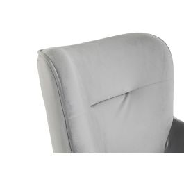 Butaca DKD Home Decor Gris Metal 67 x 81 x 87 cm Butaca DKD Home Decor Gris Metal 67 x 81 x 87 cm