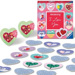 Ravensburger 22398 Memory I Love You Juego de 48 Tarjetas Corazón Te Amo Niños +3 años Ravensburger 22398 Memory I Love You Juego de 48 Tarjetas Corazón Te Amo Niños +3 años