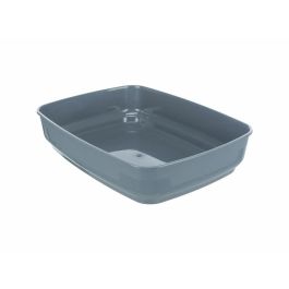 Trixie TRI4011905403977 Caja de arena Delio con borde 38x20x50 cm Estampado gris y blanco