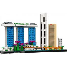 LEGO 21057 Architecture Singapur - Juego de Construcción Maqueta de Ciudad para Adultos, 827 Piezas