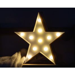 Estrella 27.5*27.5*4.5 cm Led Gris