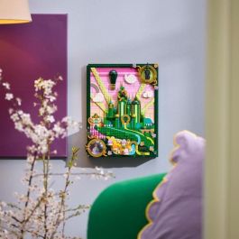 LEGO 75685 Wicked Pintura de la Ciudad Esmeralda - Set de Construcción 3D para Adultos