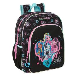 SAFTA Mochila Monster High 38cm adaptable a carro, ergonómicas y acolchadas para infantil Precio: 32.69000009. SKU: B16W662P2B