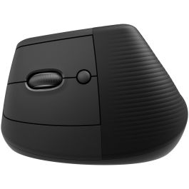 Logitech Lift Vertical Ergonomic Mouse para Zurdos, 57° Inalámbrico Bluetooth/Logi Bolt con SmartWheel para Negocios