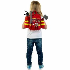 Klein Mochila de Bombero con Accesorios Juguete: Extintor, Hacha, Linterna, Walkie-Talkie, Palanca, Insignia - Correas Ajustables, 6 Bolsillos Klein Mochila de Bombero con Accesorios Juguete: Extintor, Hacha, Linterna, Walkie-Talkie, Palanca, Insignia - Correas Ajustables, 6 Bolsillos